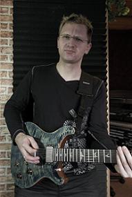 Henning on guitar